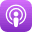 Apple Podcasts-Symbol